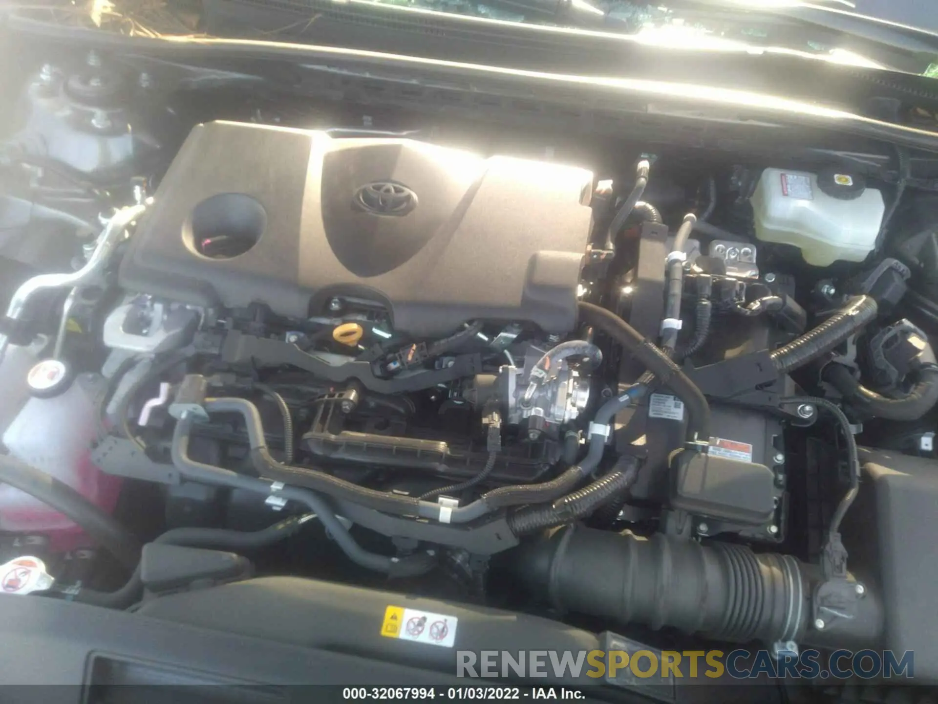 10 fotografías del automóvil dañado 4T1G31AK4MU027949 TOYOTA CAMRY 2021