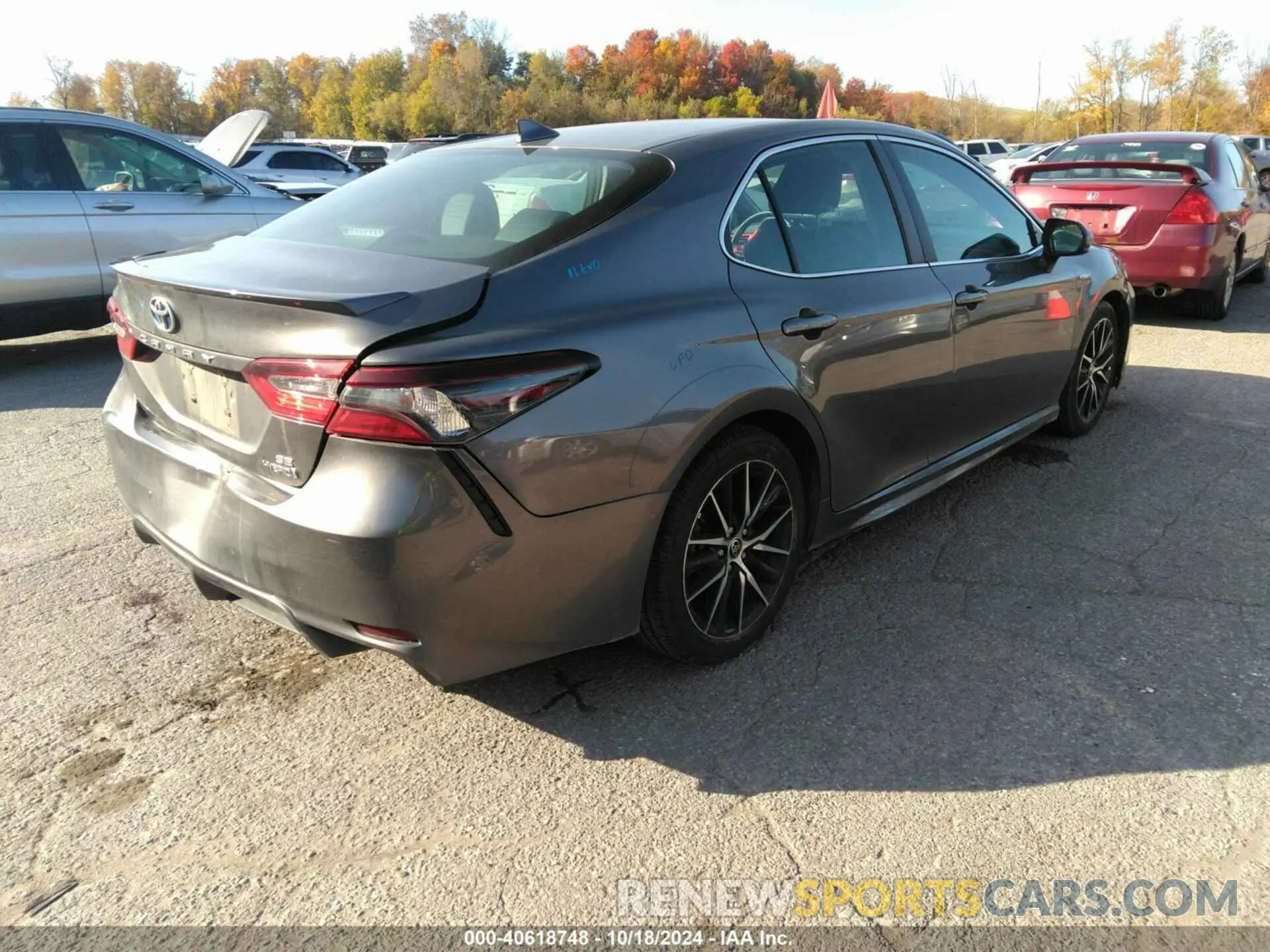 4 fotografías del automóvil dañado 4T1G31AK4MU555653 TOYOTA CAMRY 2021