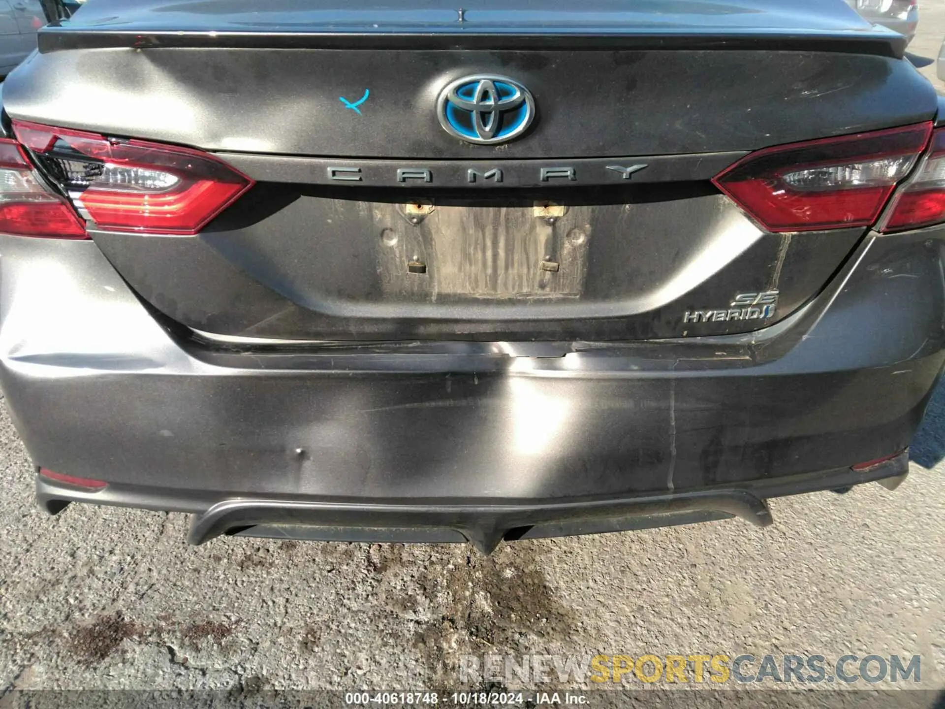6 fotografías del automóvil dañado 4T1G31AK4MU555653 TOYOTA CAMRY 2021