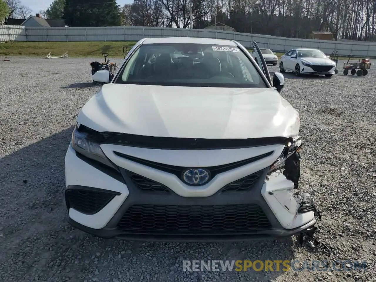 5 fotografías del automóvil dañado 4T1G31AK6MU025152 TOYOTA CAMRY 2021