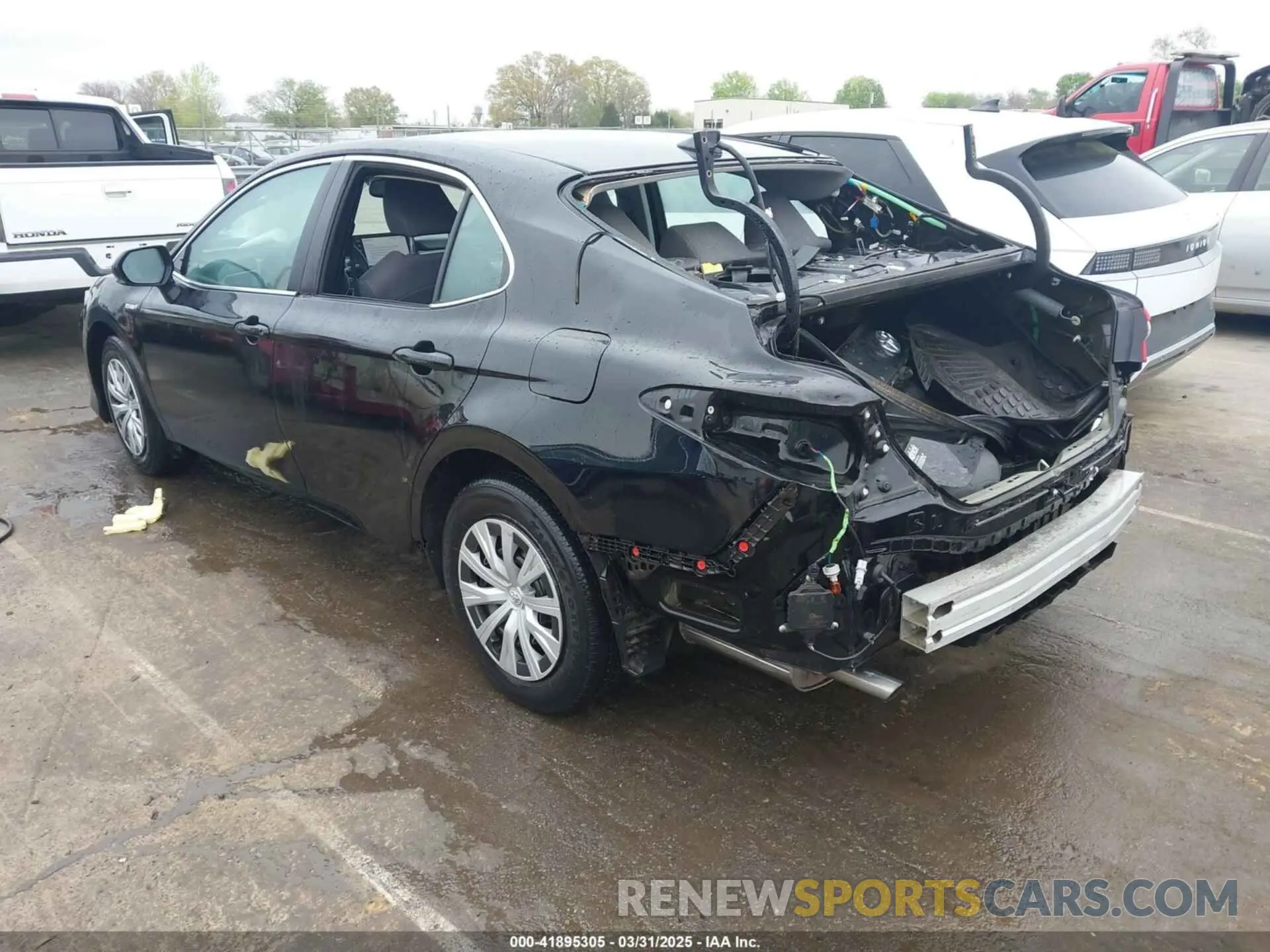 3 fotografías del automóvil dañado 4T1H31AK2MU558250 TOYOTA CAMRY 2021