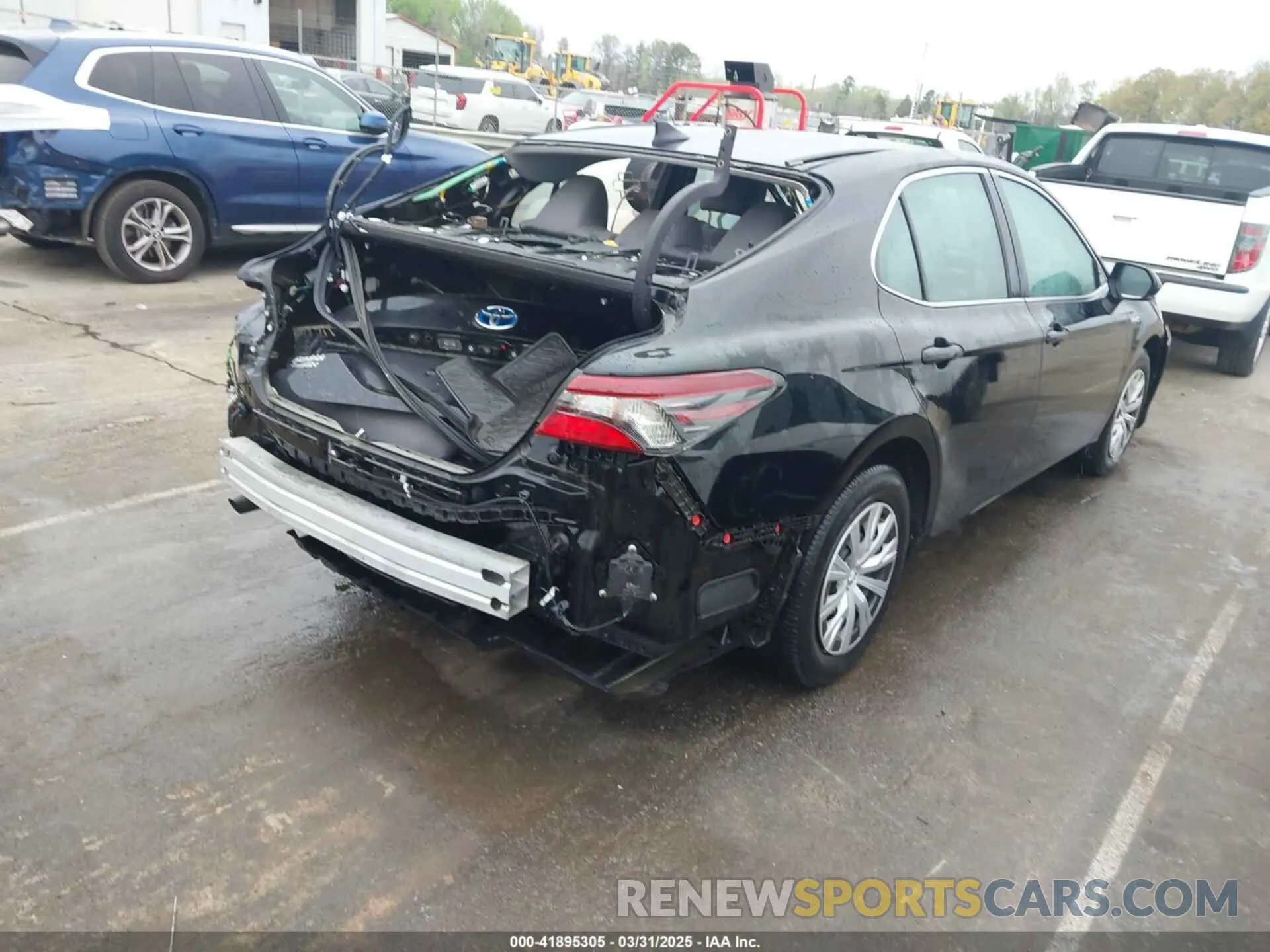 4 fotografías del automóvil dañado 4T1H31AK2MU558250 TOYOTA CAMRY 2021