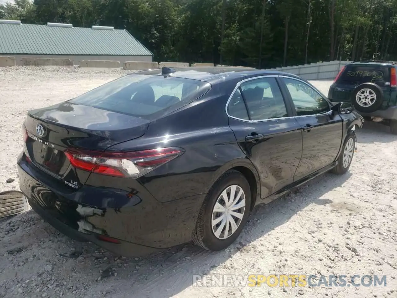 4 fotografías del automóvil dañado 4T1H31AK5MU566181 TOYOTA CAMRY 2021