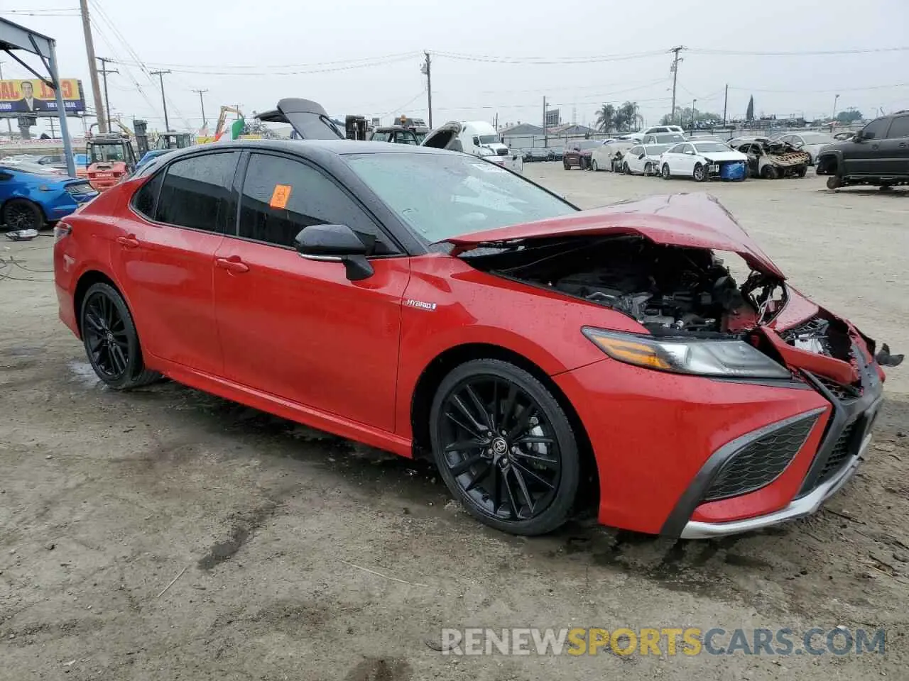 4 fotografías del automóvil dañado 4T1K31AK0MU020698 TOYOTA CAMRY 2021