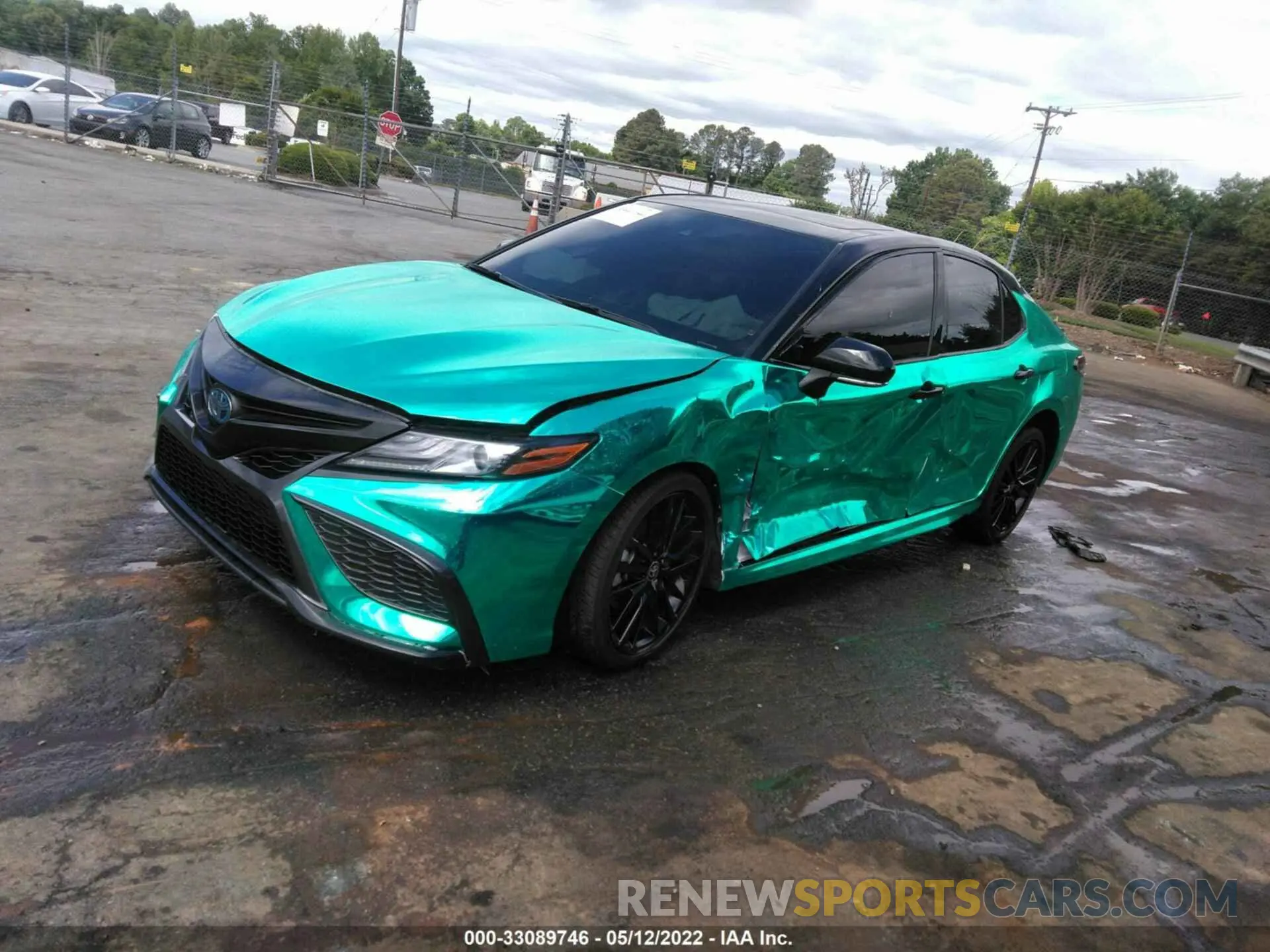 2 fotografías del automóvil dañado 4T1K31AK0MU023231 TOYOTA CAMRY 2021