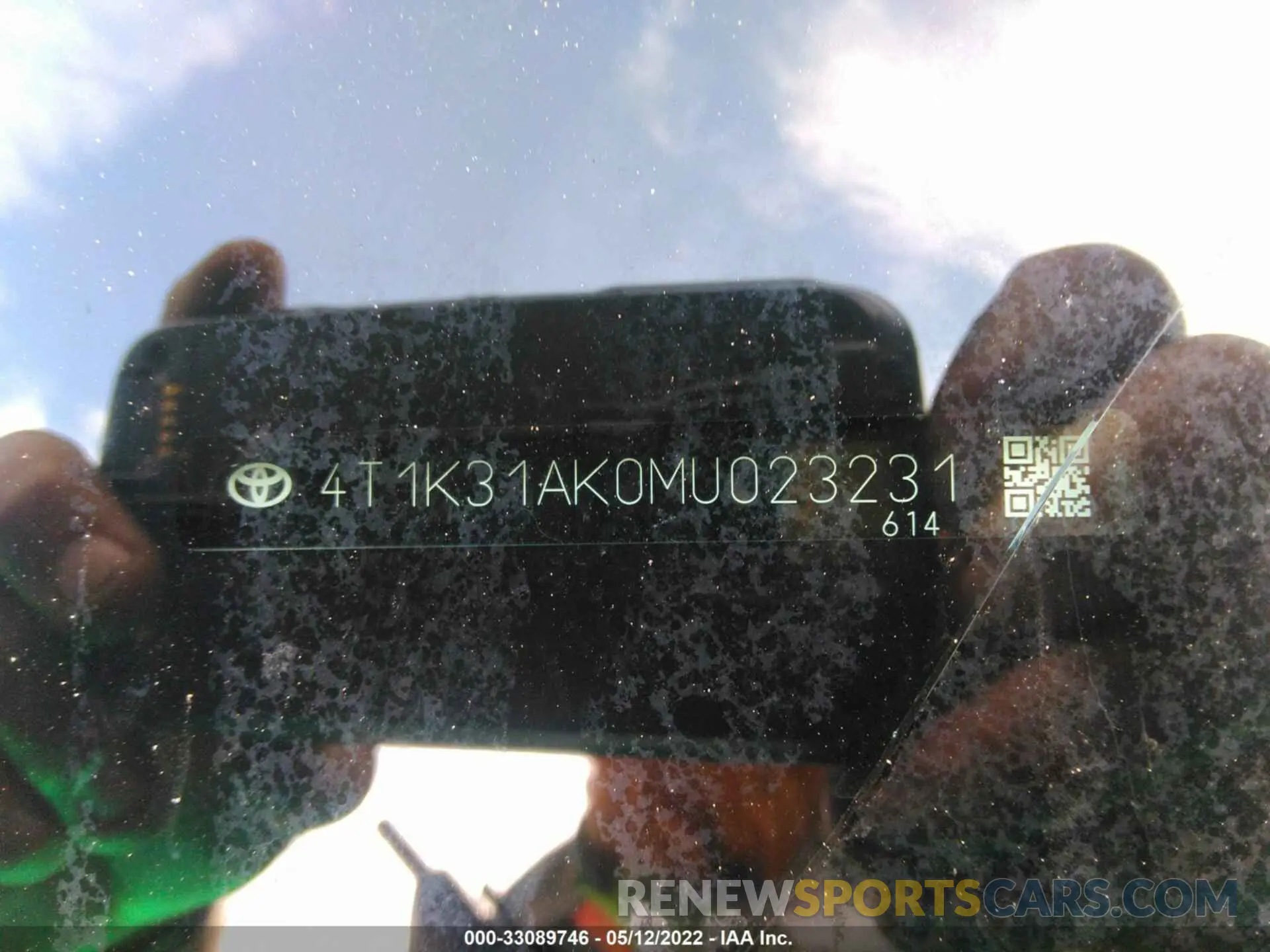 9 fotografías del automóvil dañado 4T1K31AK0MU023231 TOYOTA CAMRY 2021
