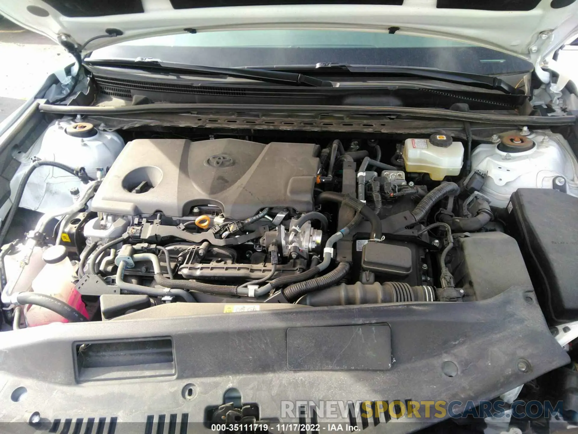 10 fotografías del automóvil dañado 4T1K31AK5MU553159 TOYOTA CAMRY 2021