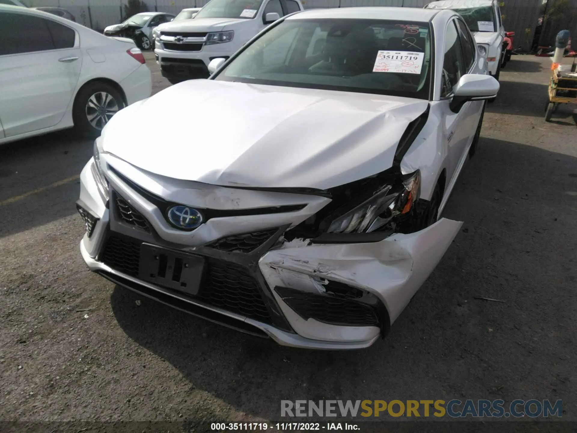 6 fotografías del automóvil dañado 4T1K31AK5MU553159 TOYOTA CAMRY 2021