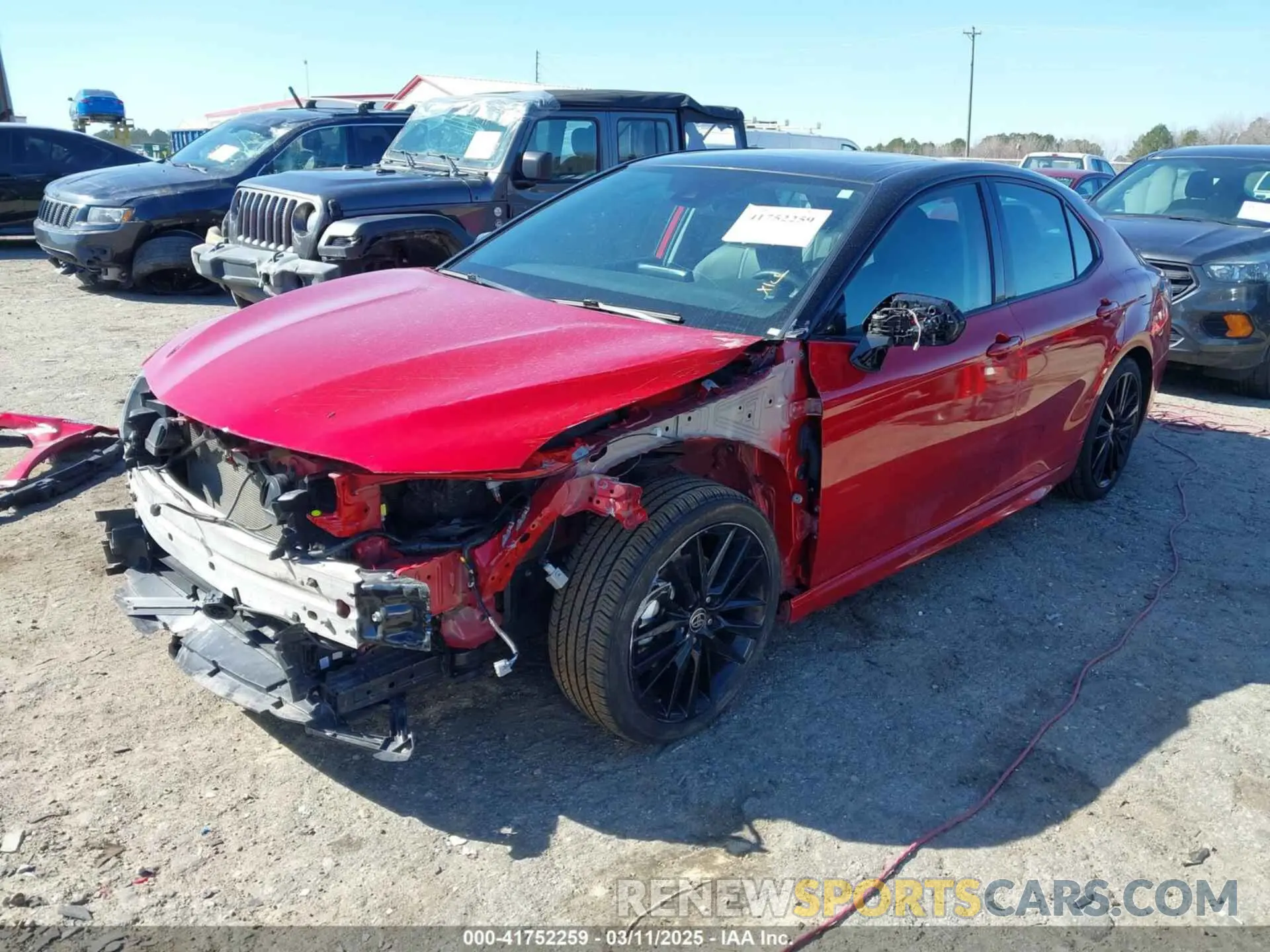 2 fotografías del automóvil dañado 4T1K31AK8MU023364 TOYOTA CAMRY 2021