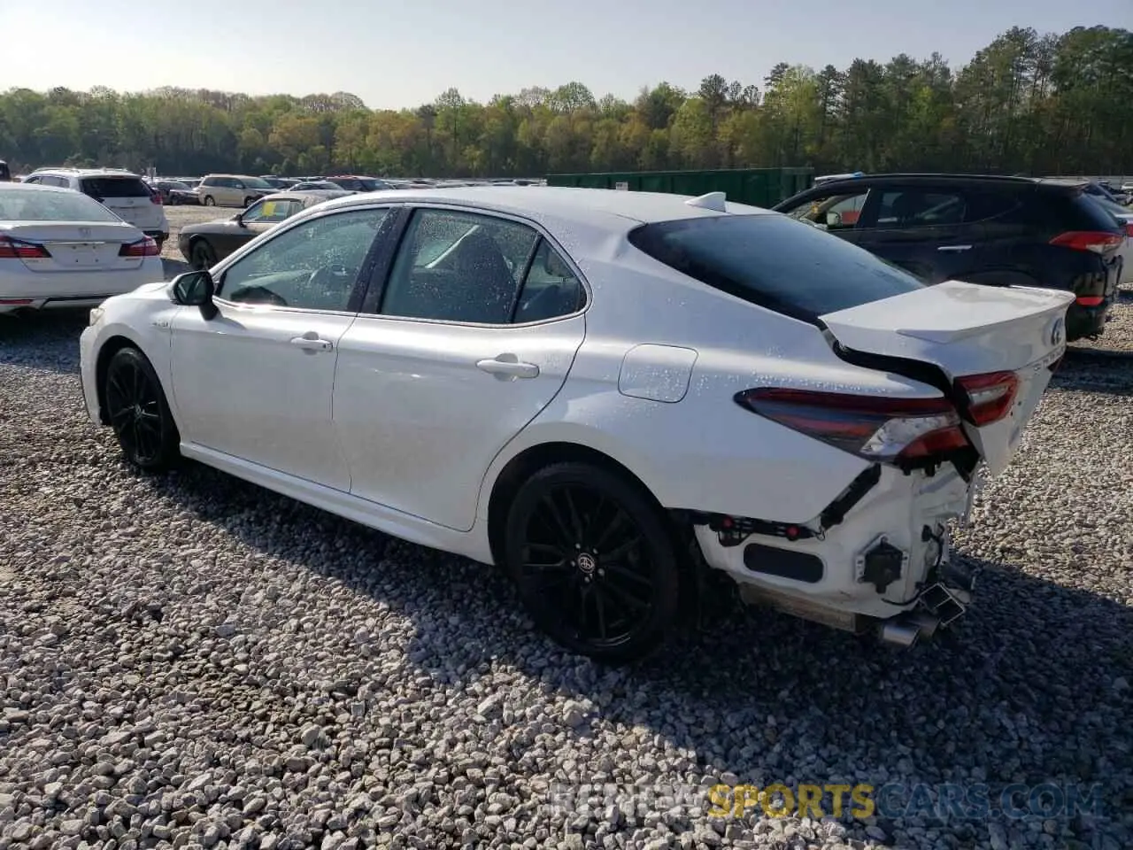 2 fotografías del automóvil dañado 4T1K31AK9MU549695 TOYOTA CAMRY 2021