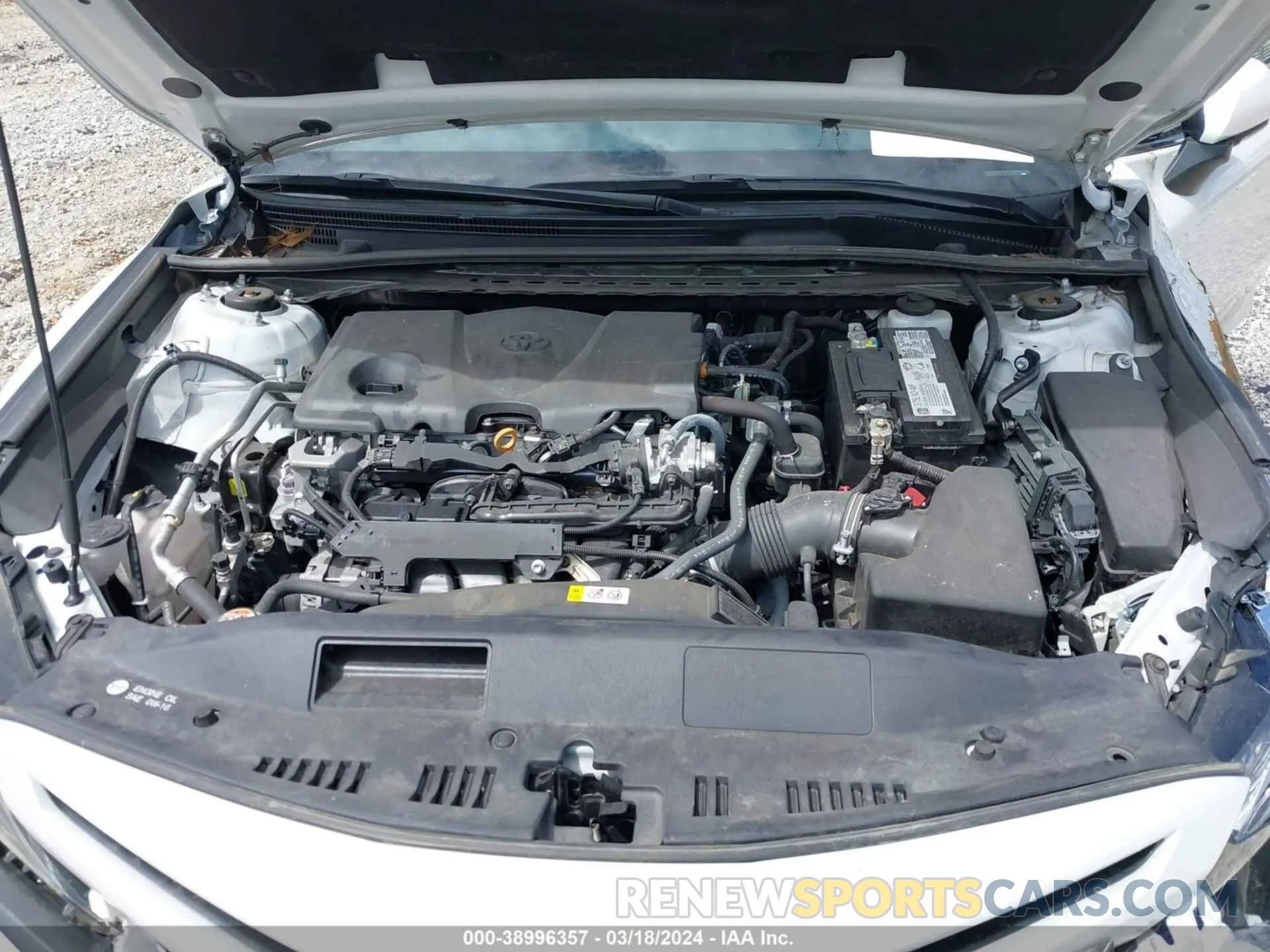 10 fotografías del automóvil dañado 4T1K61AK0MU535658 TOYOTA CAMRY 2021