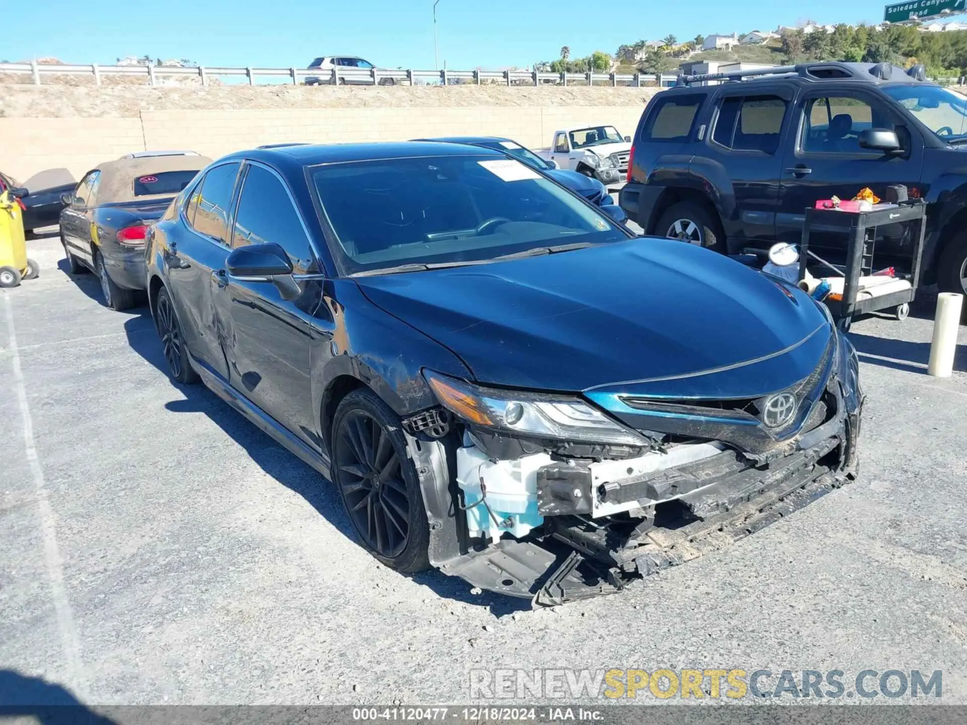 1 fotografías del automóvil dañado 4T1K61AK1MU573271 TOYOTA CAMRY 2021