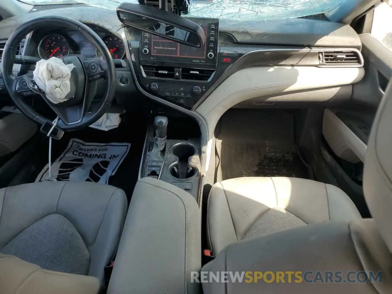 8 fotografías del automóvil dañado 4T1K61AK2MU443189 TOYOTA CAMRY 2021