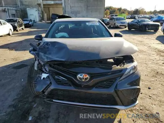 5 fotografías del automóvil dañado 4T1K61AK2MU447243 TOYOTA CAMRY 2021