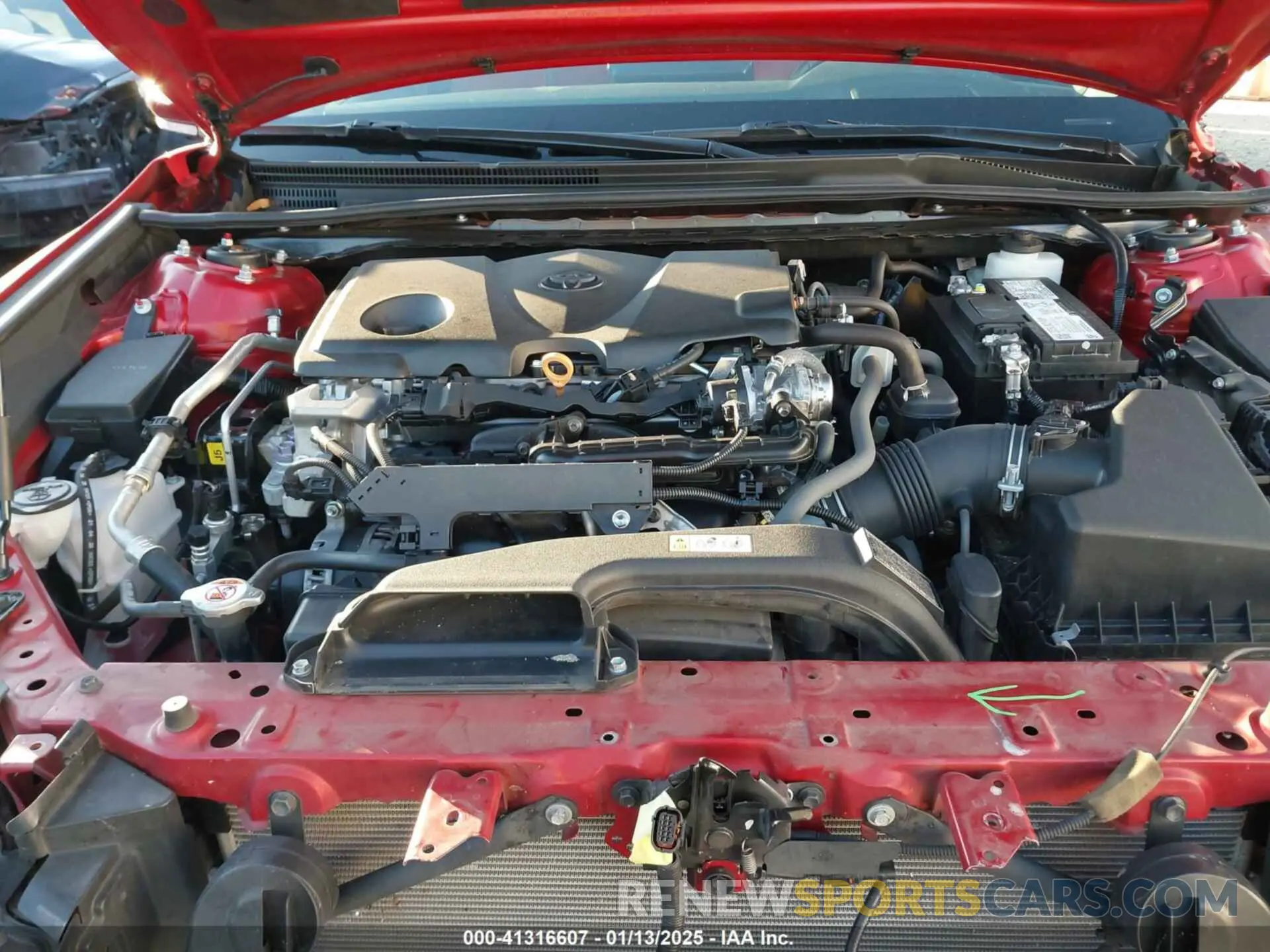 10 fotografías del automóvil dañado 4T1K61AK3MU402408 TOYOTA CAMRY 2021