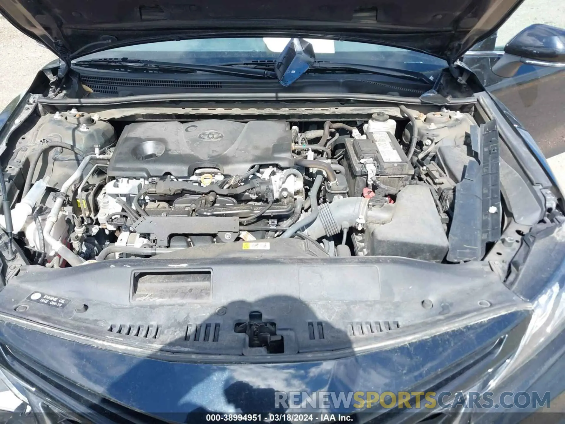 10 fotografías del automóvil dañado 4T1K61AK3MU409004 TOYOTA CAMRY 2021