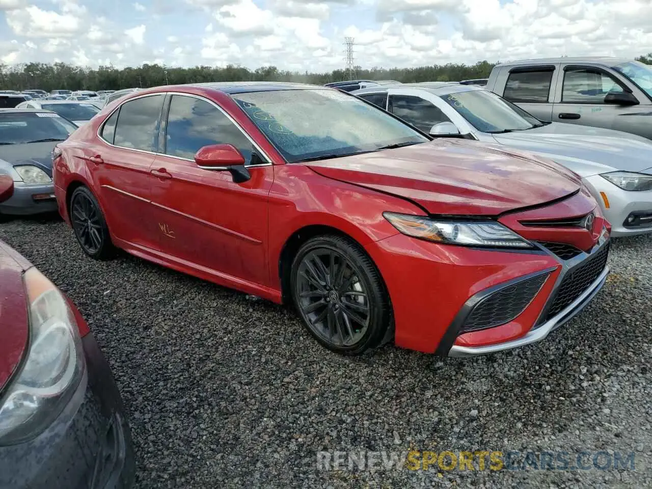 4 fotografías del automóvil dañado 4T1K61AK3MU421489 TOYOTA CAMRY 2021