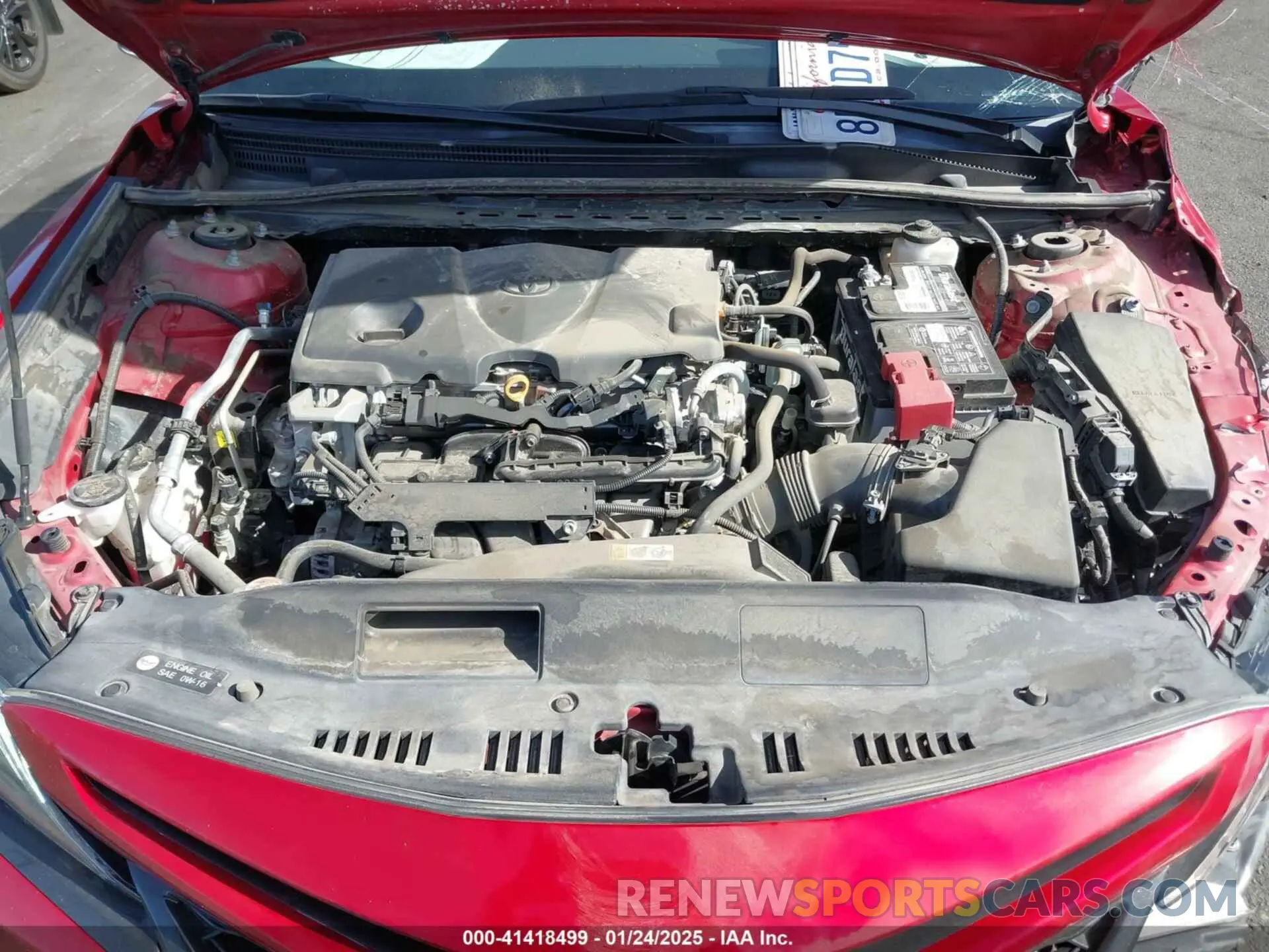 10 fotografías del automóvil dañado 4T1K61AK3MU428426 TOYOTA CAMRY 2021