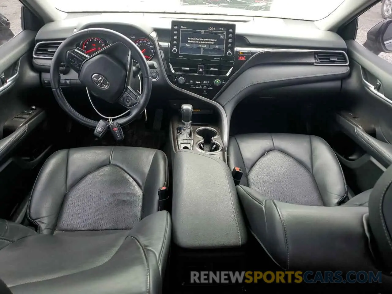 8 fotografías del automóvil dañado 4T1K61AK3MU467579 TOYOTA CAMRY 2021