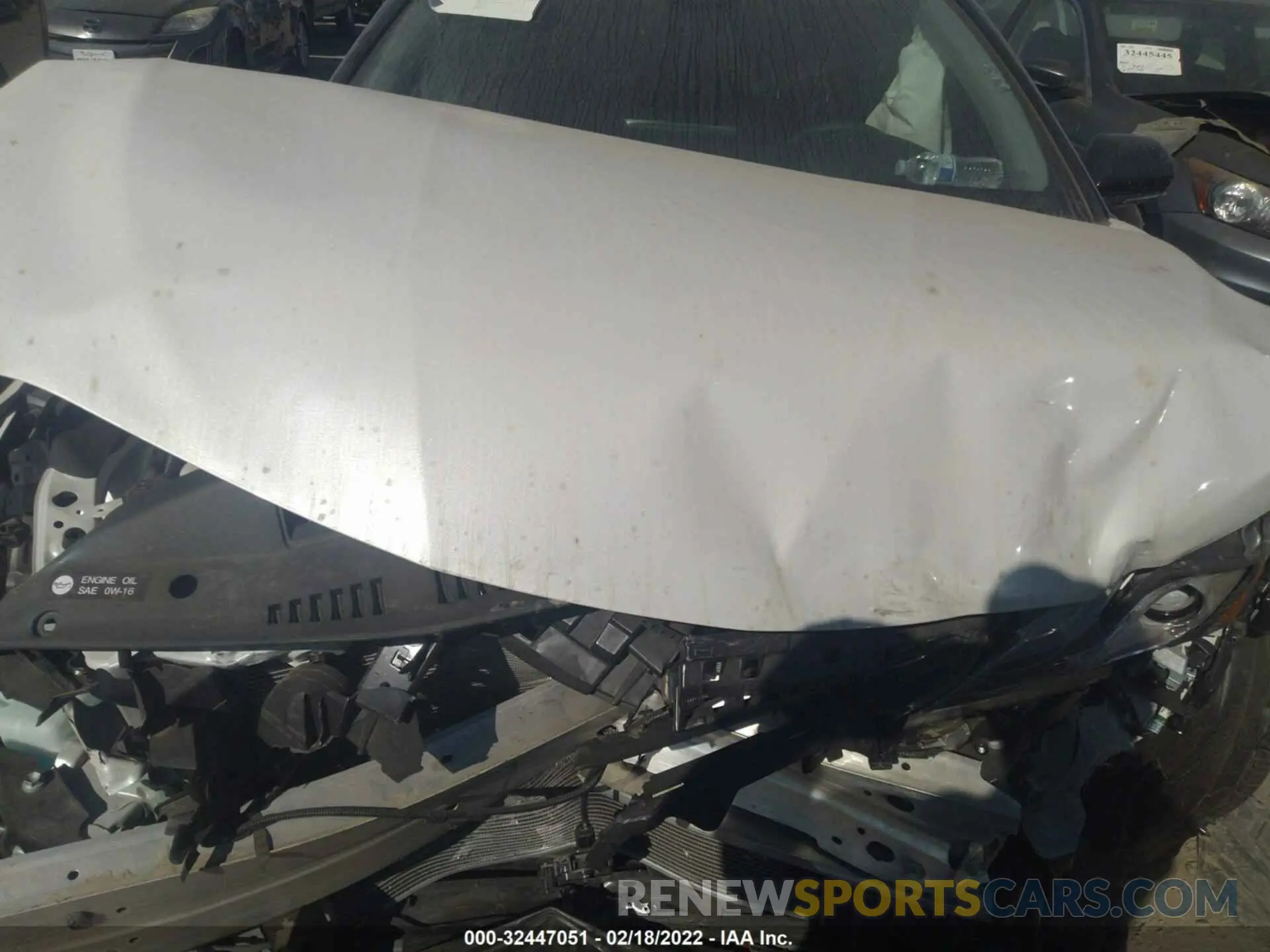 10 fotografías del automóvil dañado 4T1K61AK3MU490991 TOYOTA CAMRY 2021