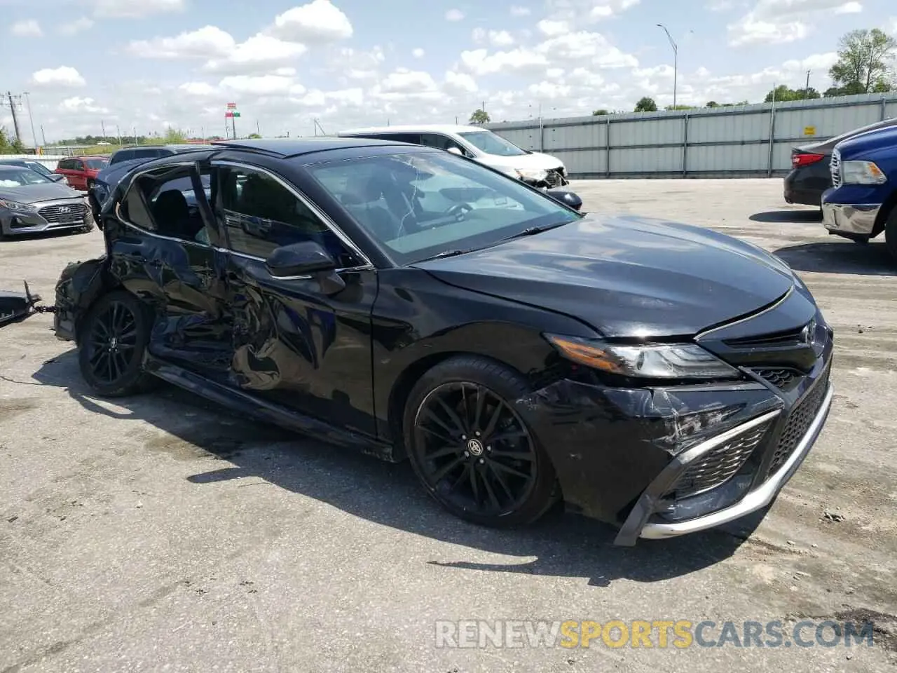 4 fotografías del automóvil dañado 4T1K61AK4MU447762 TOYOTA CAMRY 2021
