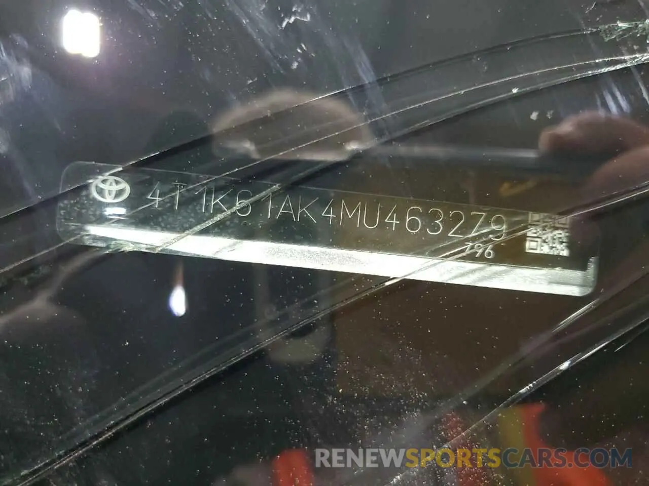 13 fotografías del automóvil dañado 4T1K61AK4MU463279 TOYOTA CAMRY 2021