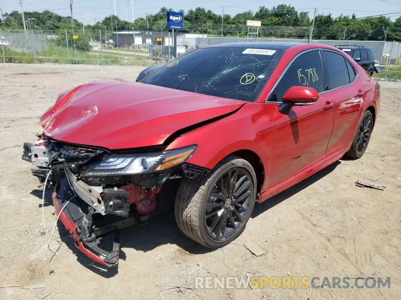 2 fotografías del automóvil dañado 4T1K61AK5MU481970 TOYOTA CAMRY 2021