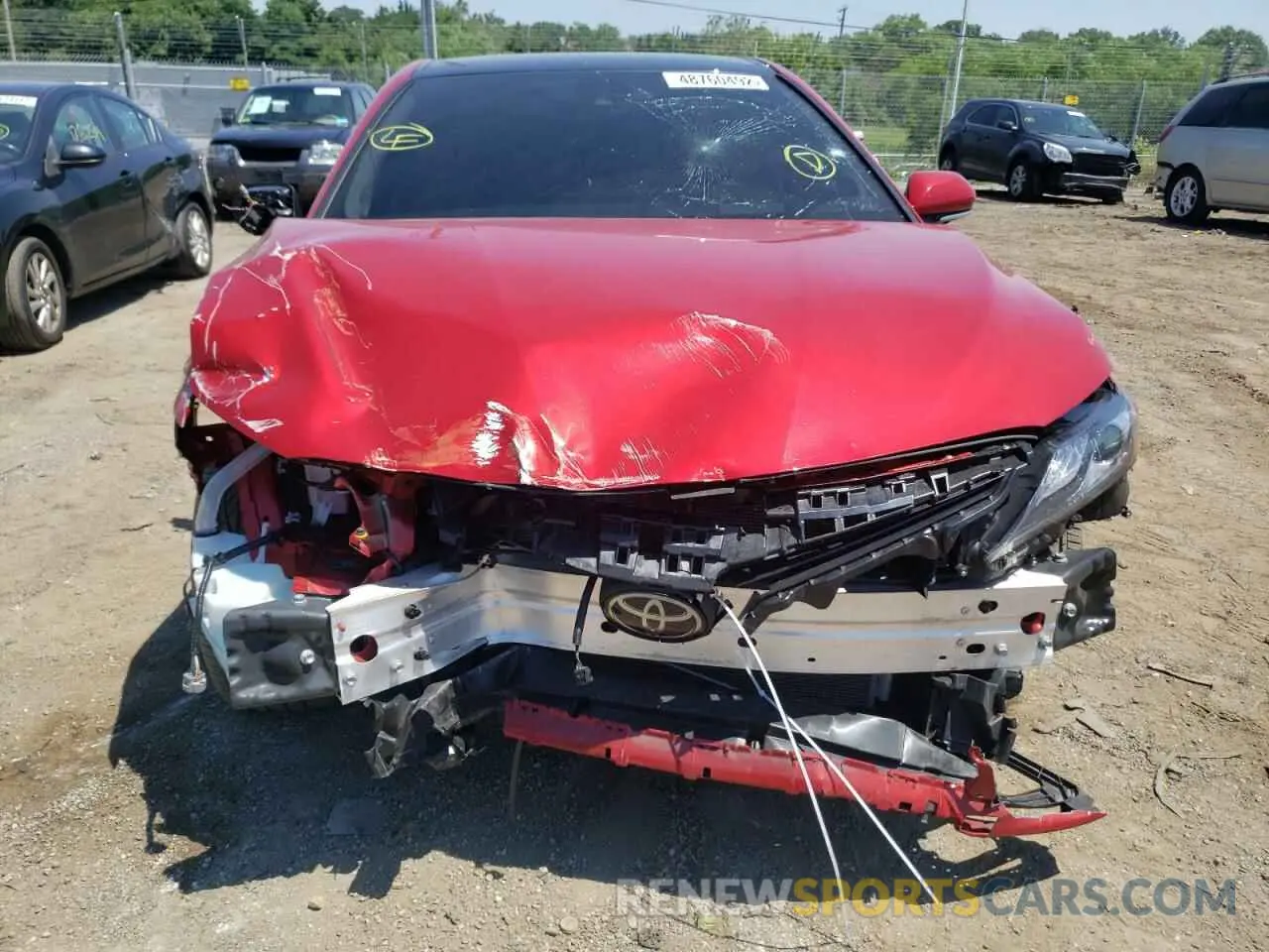 9 fotografías del automóvil dañado 4T1K61AK5MU481970 TOYOTA CAMRY 2021