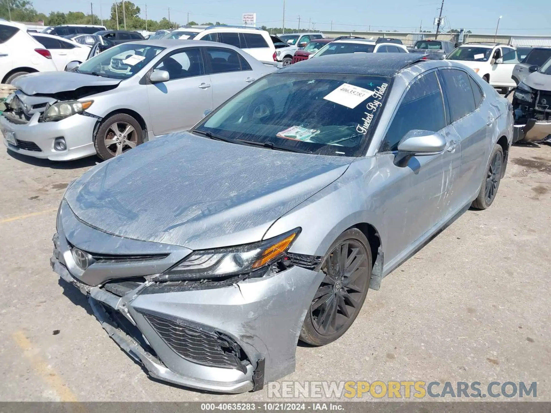 2 fotografías del automóvil dañado 4T1K61AK5MU565030 TOYOTA CAMRY 2021