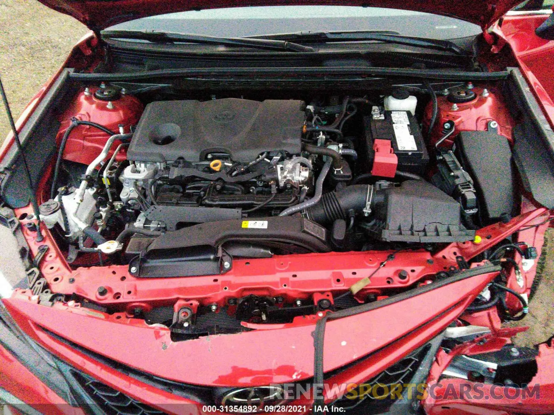 10 fotografías del automóvil dañado 4T1K61AK7MU426842 TOYOTA CAMRY 2021
