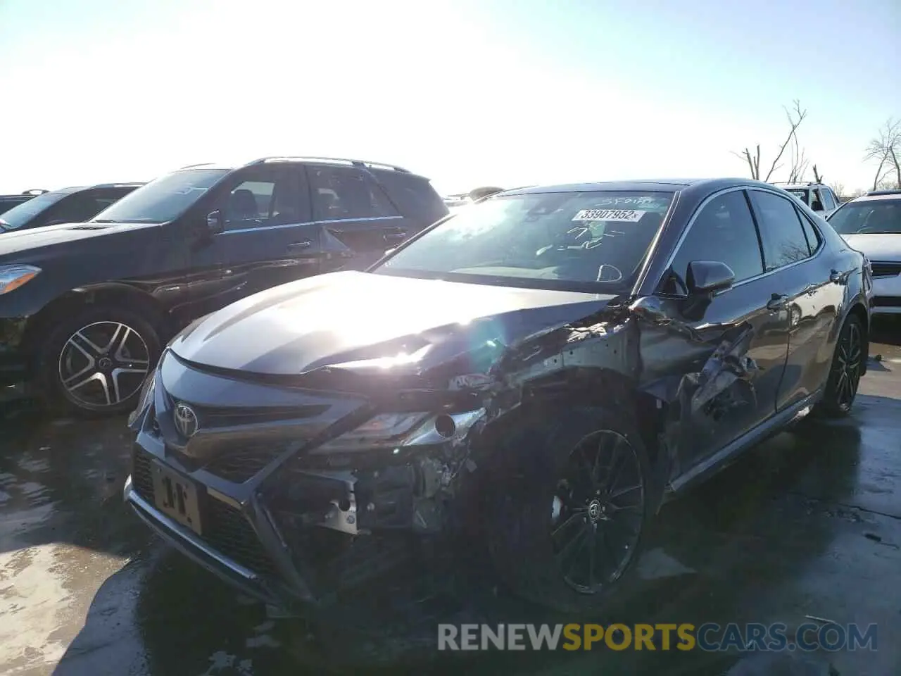 2 fotografías del automóvil dañado 4T1K61AK7MU438568 TOYOTA CAMRY 2021