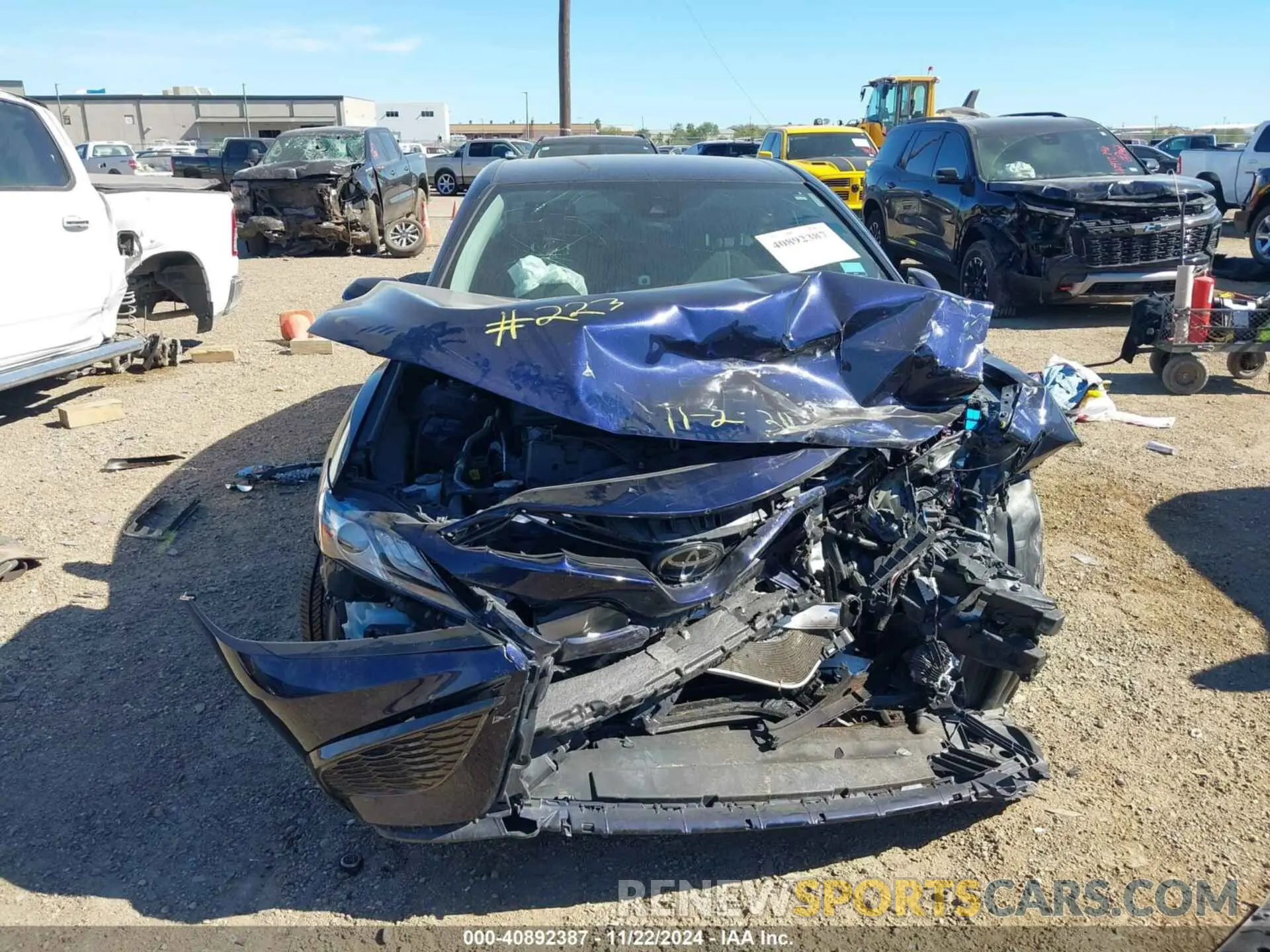 11 fotografías del automóvil dañado 4T1K61AK7MU611778 TOYOTA CAMRY 2021