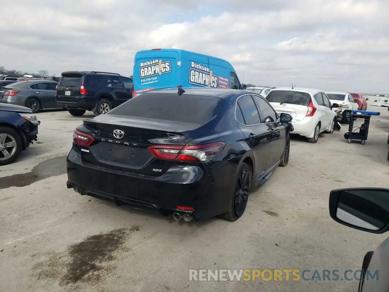 4 fotografías del automóvil dañado 4T1K61AK8MU552370 TOYOTA CAMRY 2021