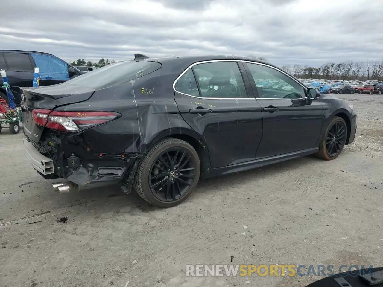 3 fotografías del automóvil dañado 4T1K61AK8MU555057 TOYOTA CAMRY 2021