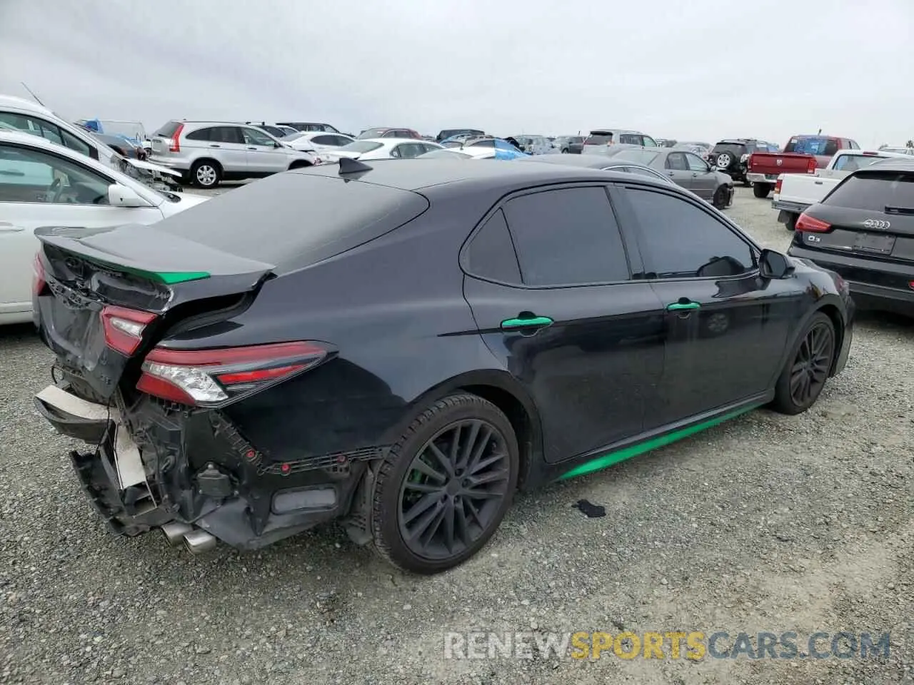 3 fotografías del automóvil dañado 4T1K61AK8MU588558 TOYOTA CAMRY 2021