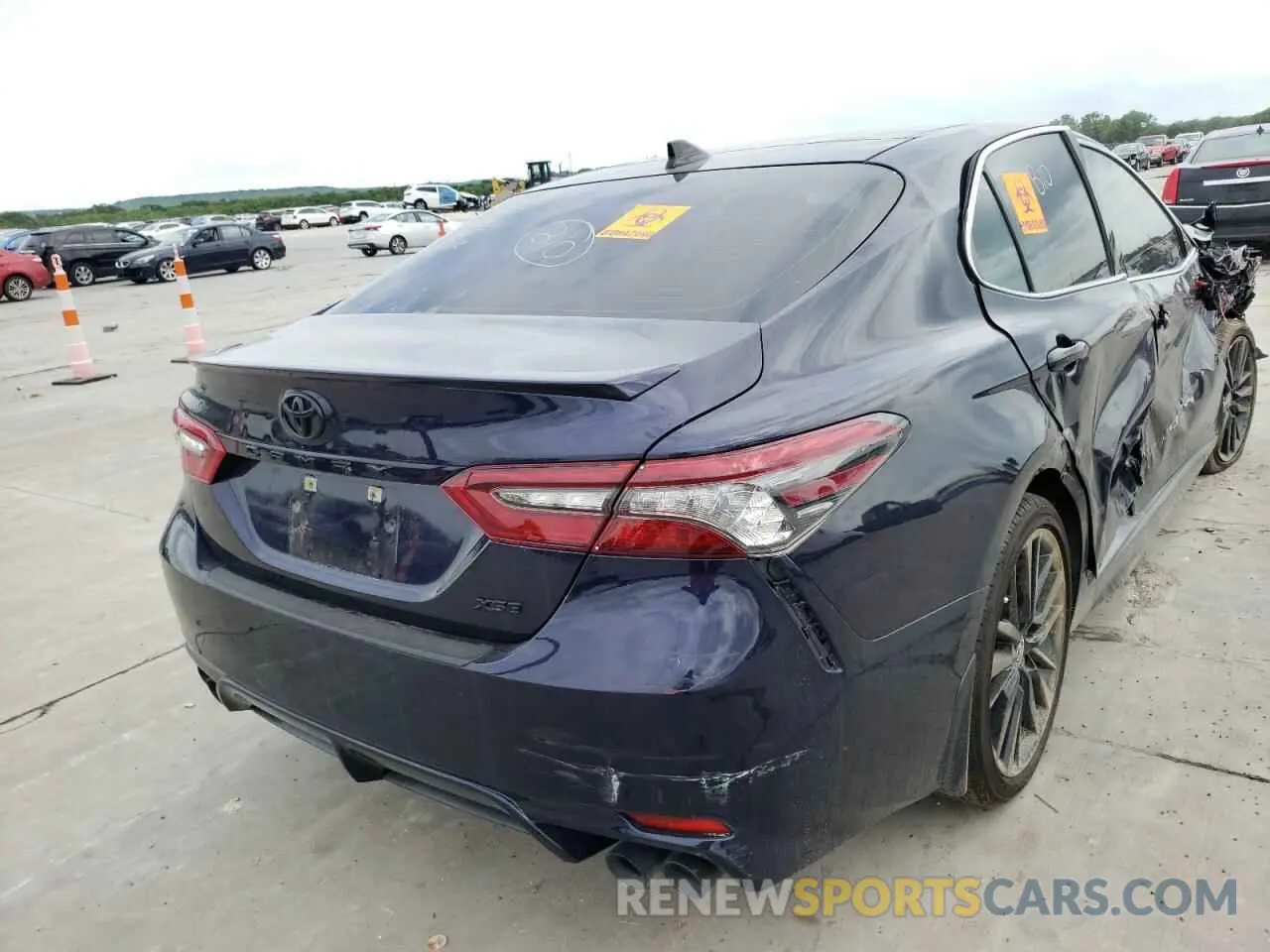 4 fotografías del automóvil dañado 4T1K61AK9MU438040 TOYOTA CAMRY 2021