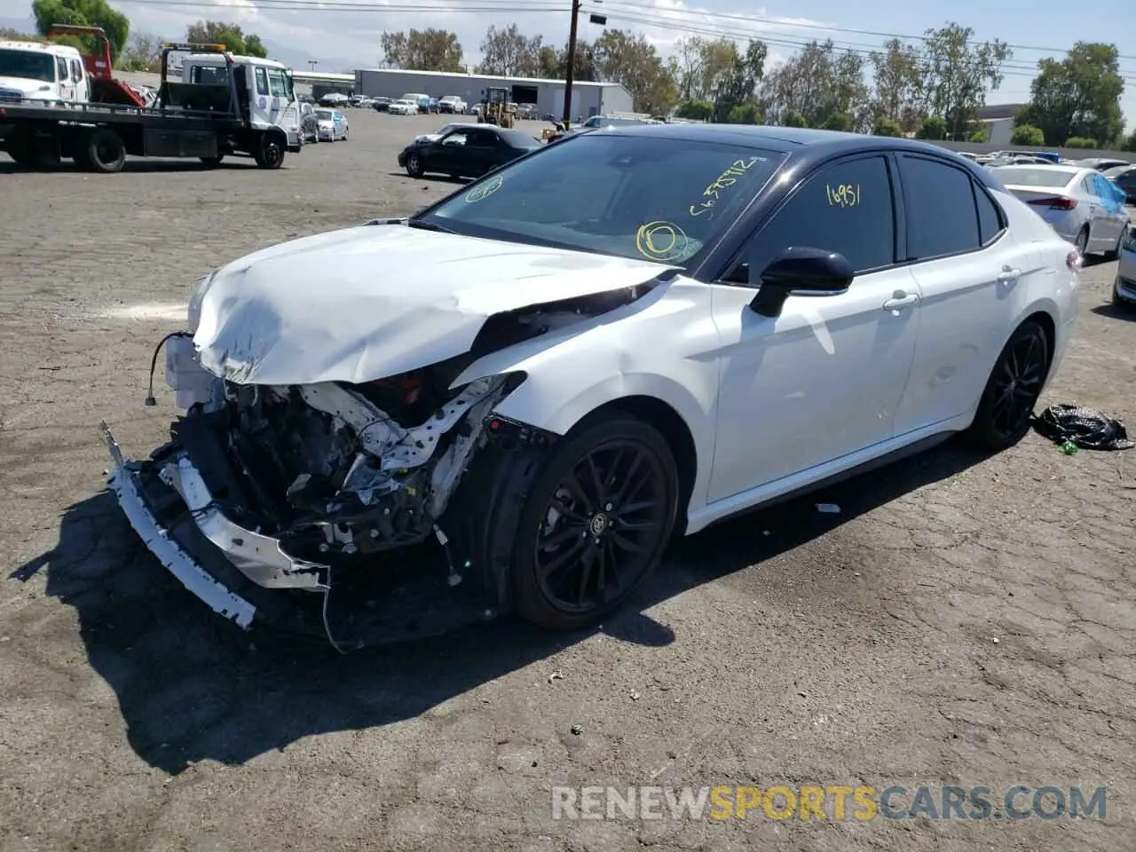 2 fotografías del automóvil dañado 4T1K61AK9MU476691 TOYOTA CAMRY 2021