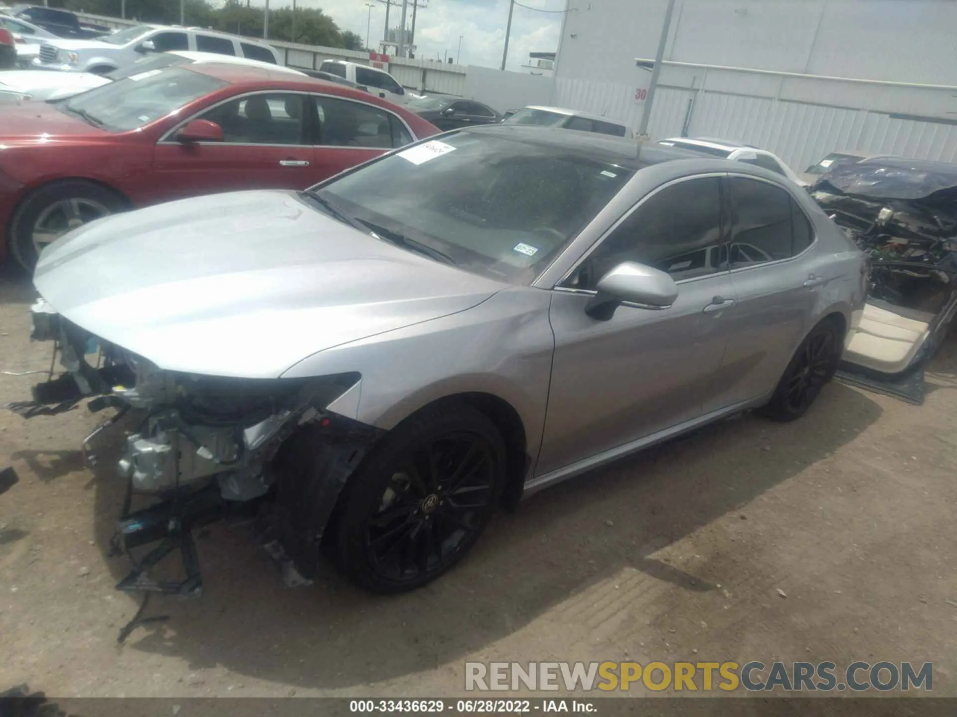 2 fotografías del automóvil dañado 4T1K61AK9MU477923 TOYOTA CAMRY 2021