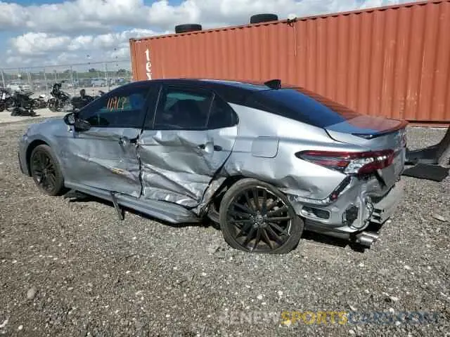 2 fotografías del automóvil dañado 4T1K61AK9MU496472 TOYOTA CAMRY 2021