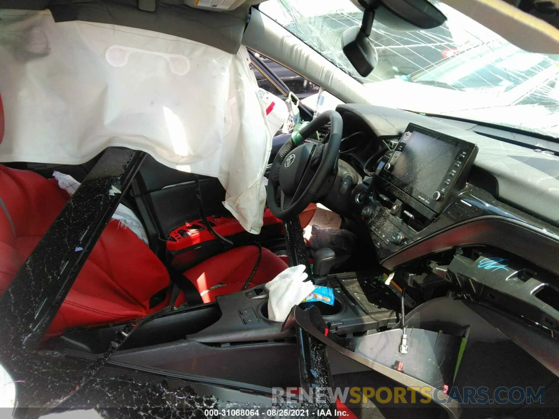5 fotografías del automóvil dañado 4T1K61AK9MU604766 TOYOTA CAMRY 2021