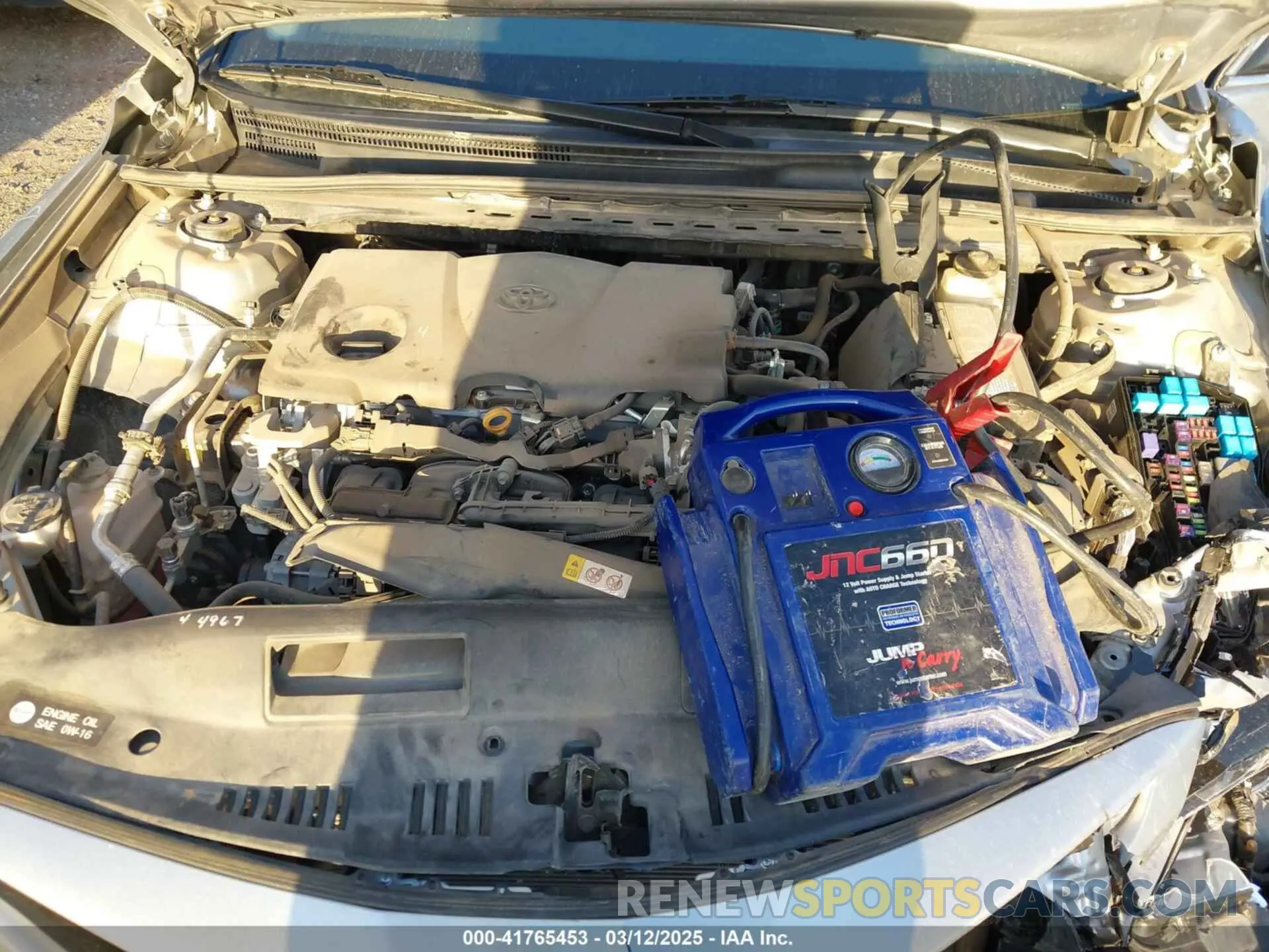 10 fotografías del automóvil dañado 4T1K61AKXMU575620 TOYOTA CAMRY 2021