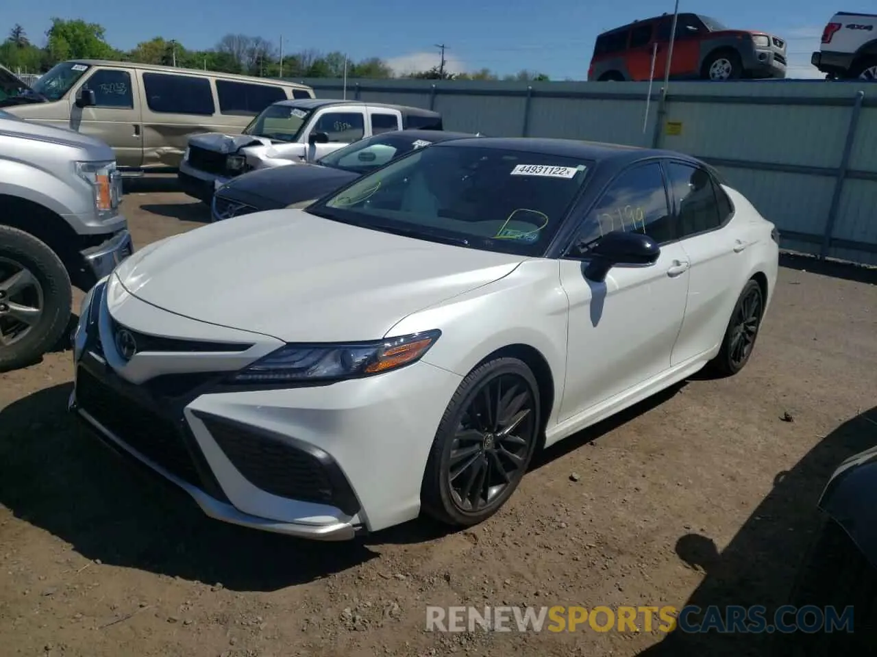 2 fotografías del automóvil dañado 4T1K61BK2MU046984 TOYOTA CAMRY 2021