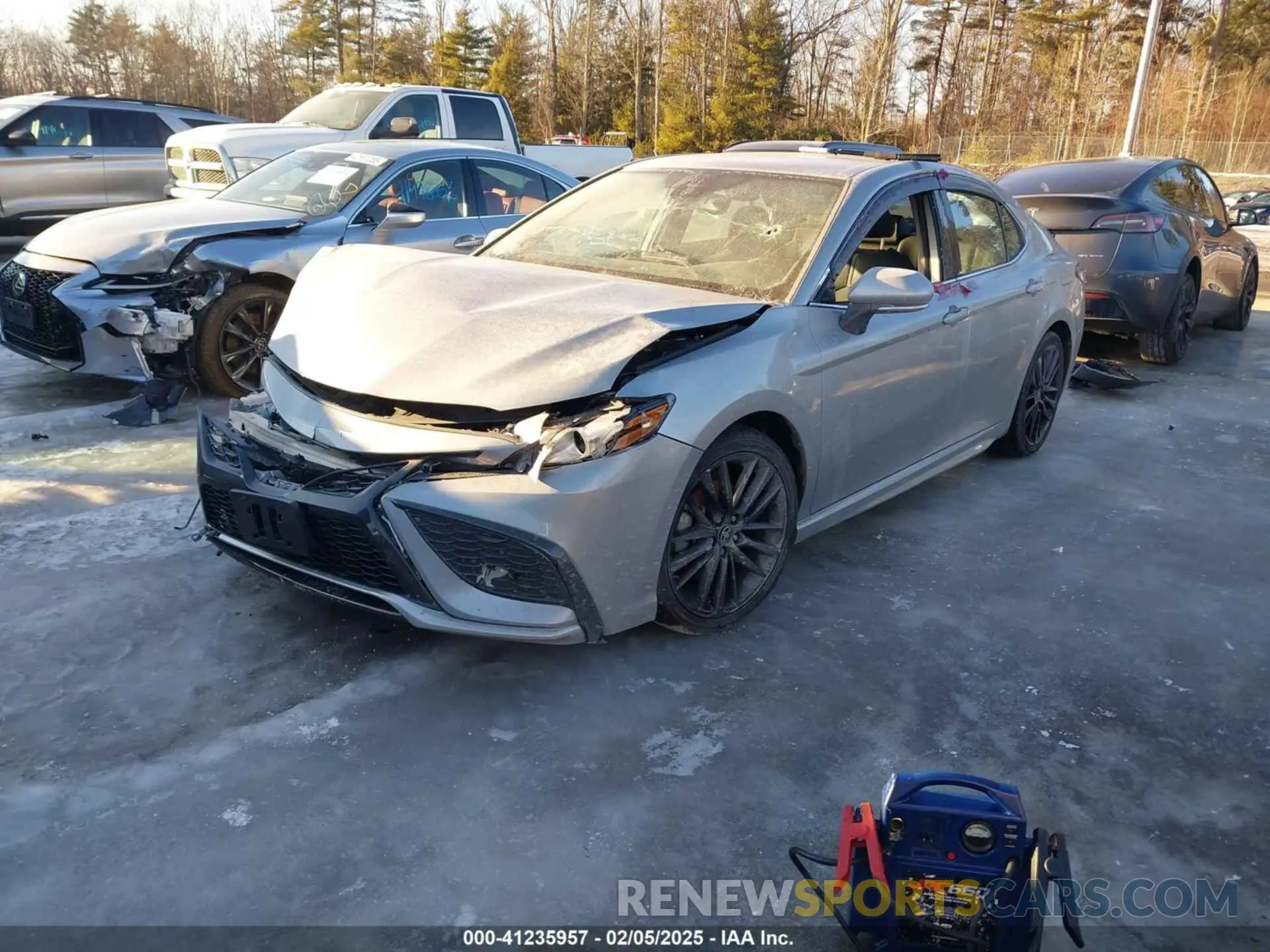 2 fotografías del automóvil dañado 4T1K61BK3MU037551 TOYOTA CAMRY 2021