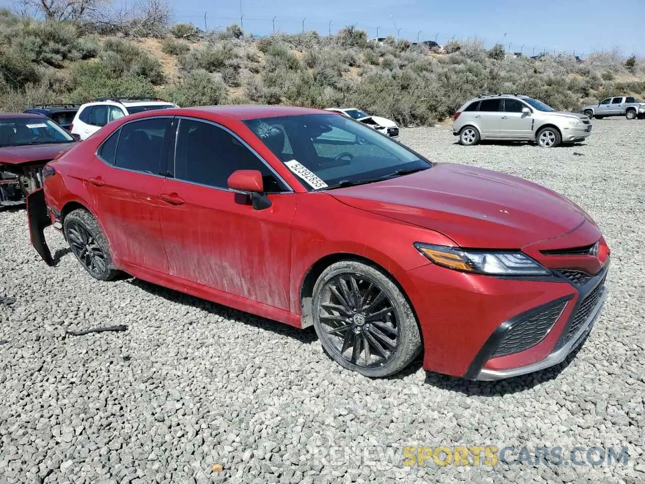 4 fotografías del automóvil dañado 4T1K61BK7MU045636 TOYOTA CAMRY 2021