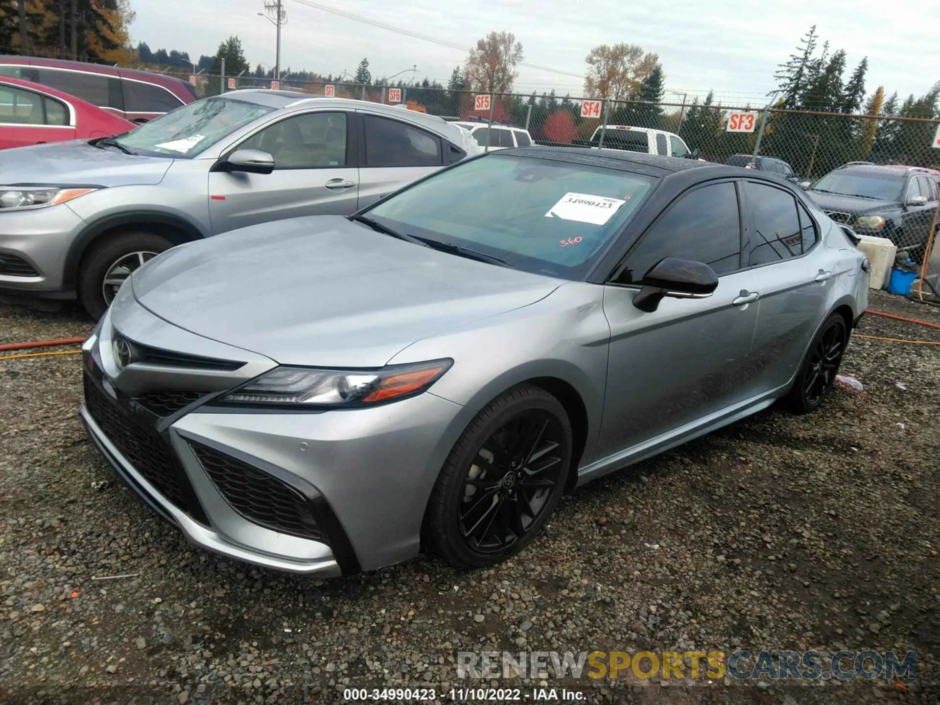 2 fotografías del automóvil dañado 4T1K61BK7MU046592 TOYOTA CAMRY 2021
