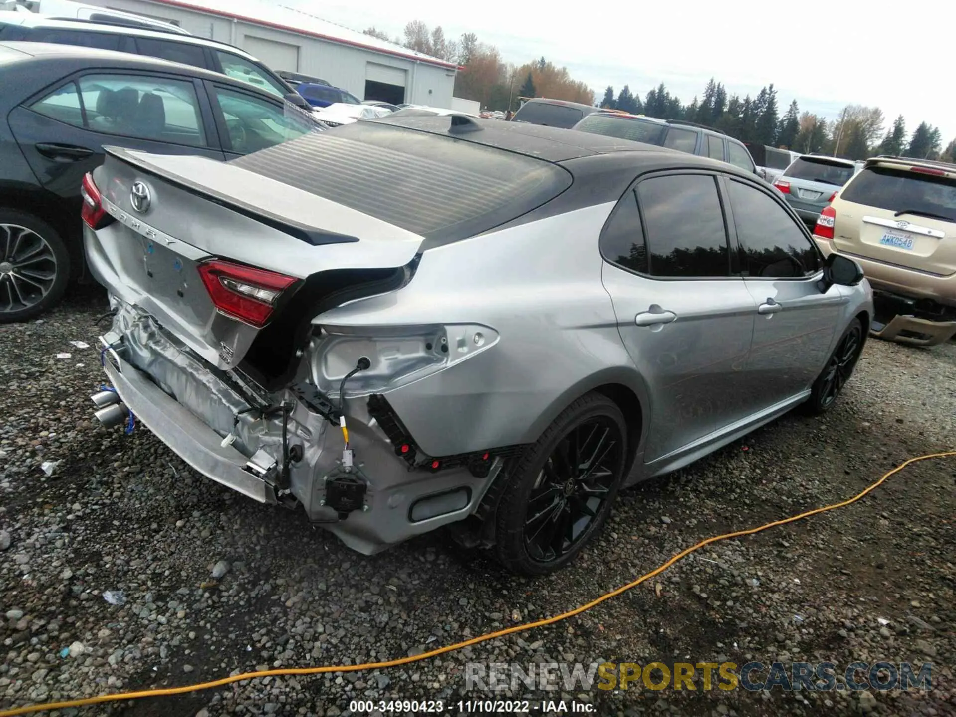 4 fotografías del automóvil dañado 4T1K61BK7MU046592 TOYOTA CAMRY 2021