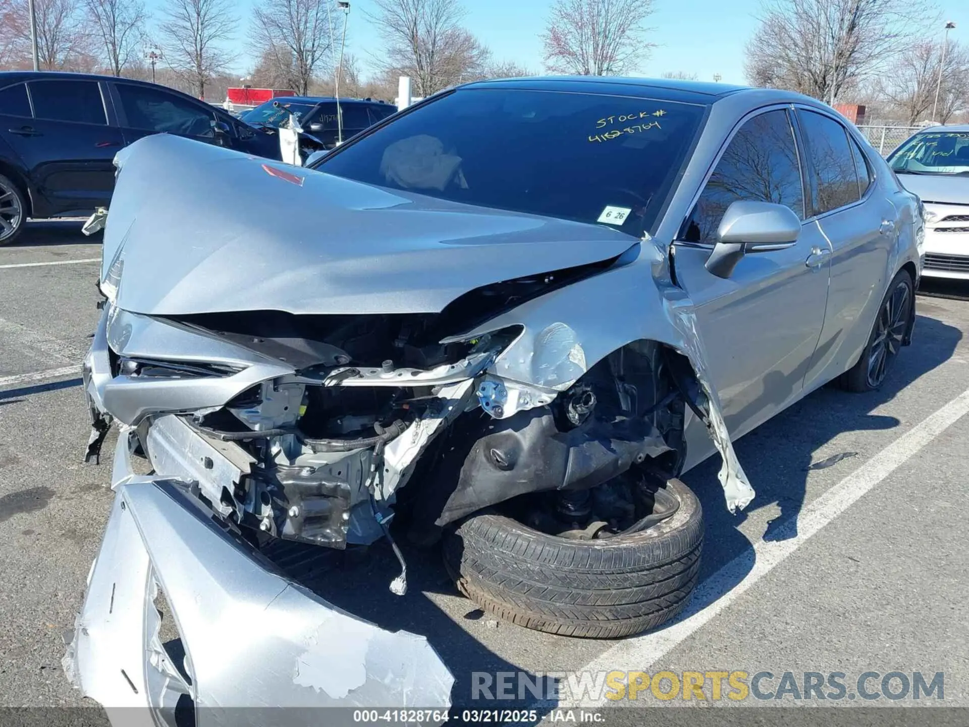 2 fotografías del automóvil dañado 4T1K61BKXMU037756 TOYOTA CAMRY 2021