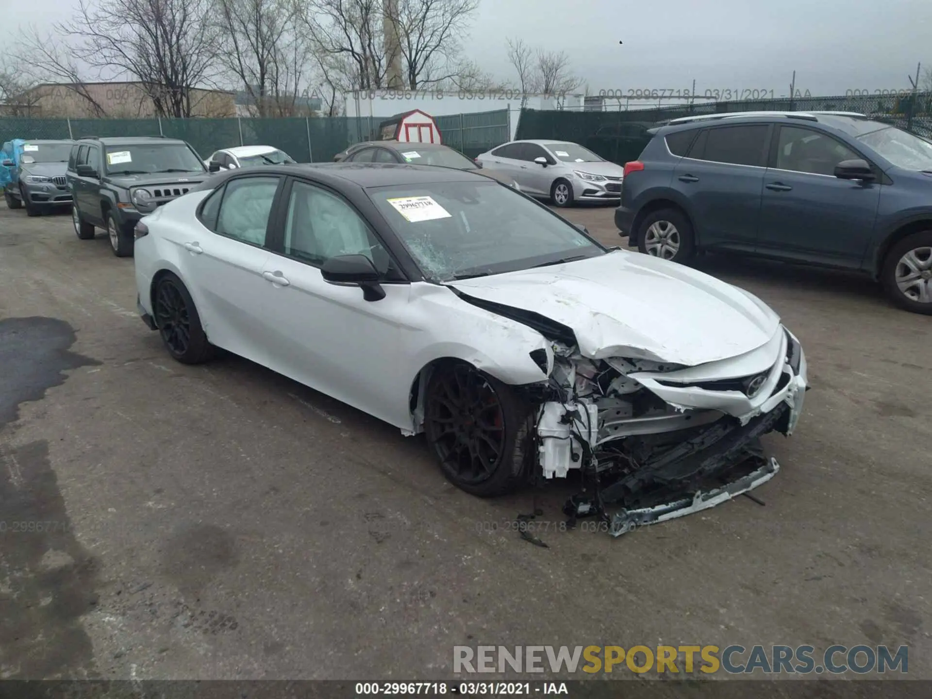 1 fotografías del automóvil dañado 4T1KZ1AK0MU049360 TOYOTA CAMRY 2021