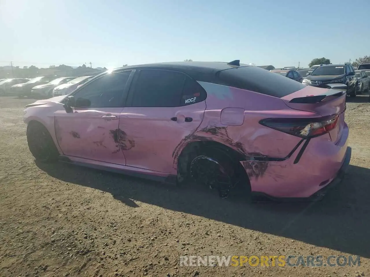 2 fotografías del automóvil dañado 4T1KZ1AK1MU055202 TOYOTA CAMRY 2021
