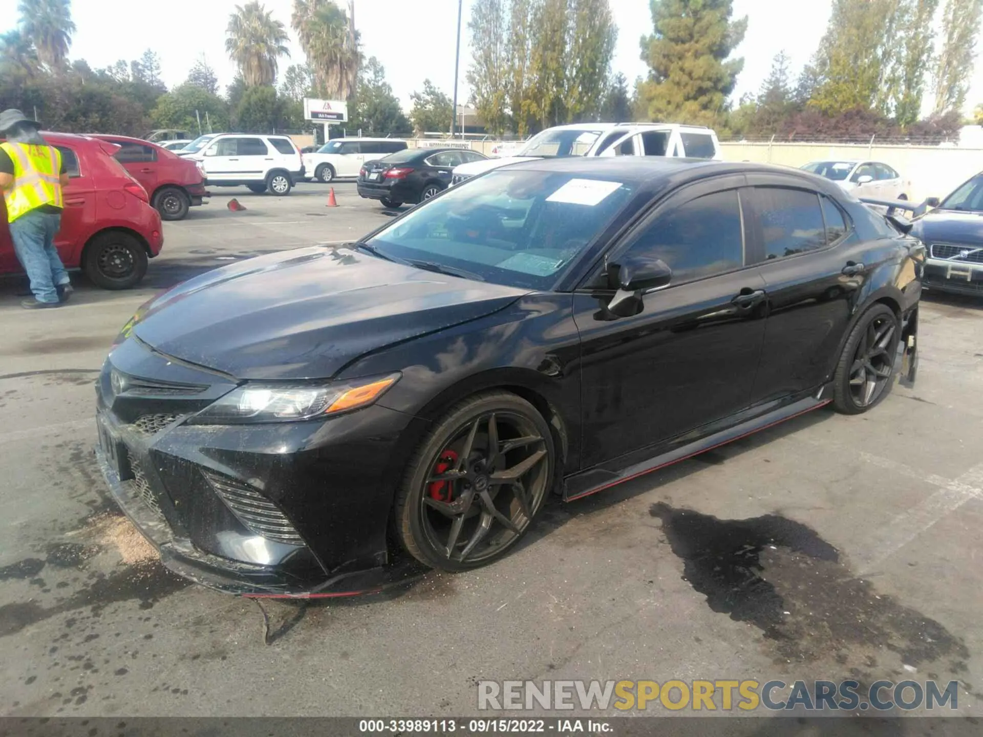 2 fotografías del automóvil dañado 4T1KZ1AK3MU051488 TOYOTA CAMRY 2021